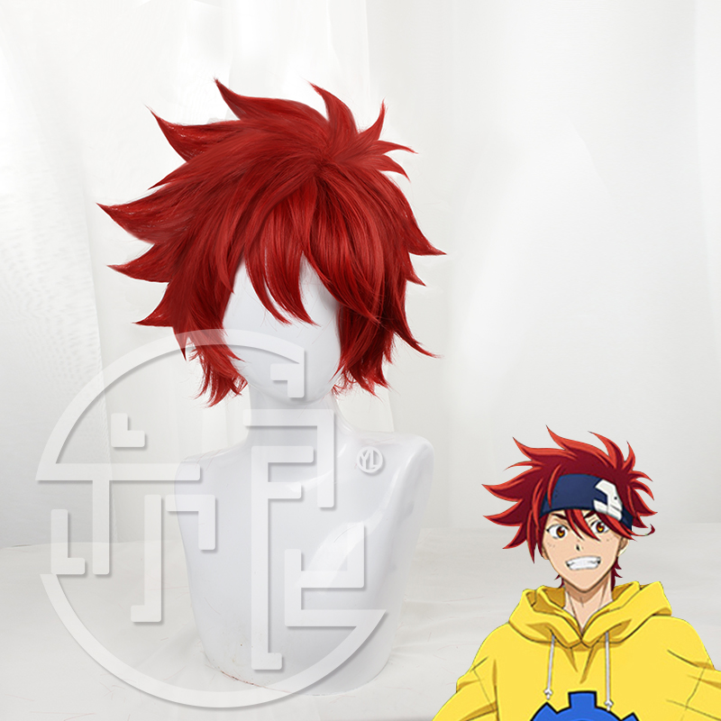 Anime Cosplay With Red Hair - Anime SK8 nieskończoność Reki peruka do