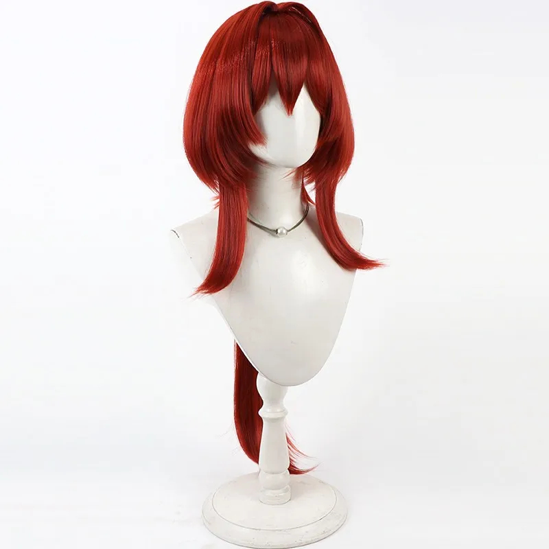 Anime Cosplay With Red Hair - Peruka Cosplay KK56Game Arknights: Endfield Laevatain