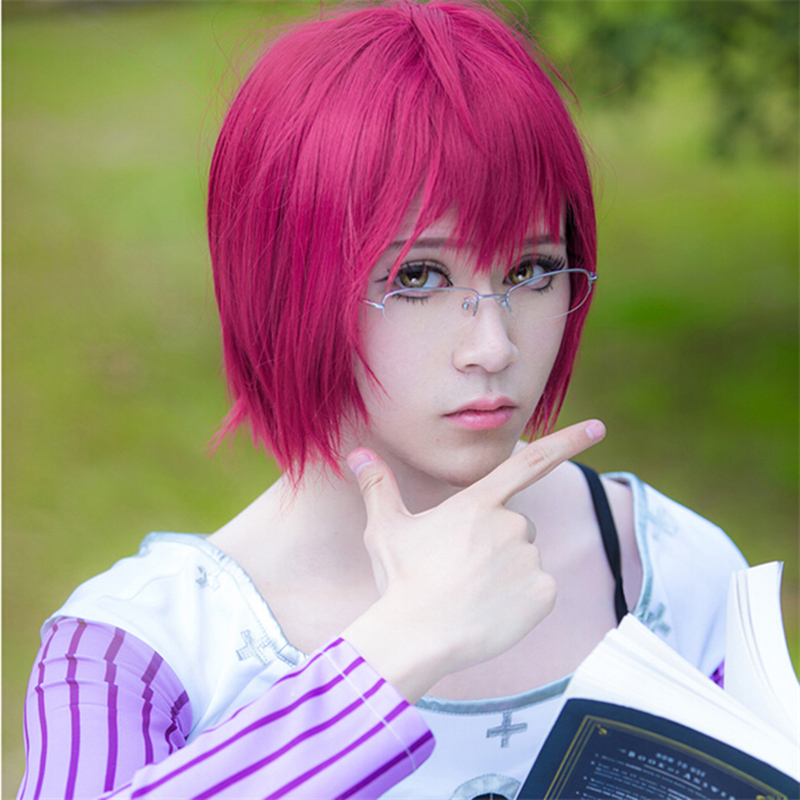 Anime Cosplay With Red Hair - Peruka Cosplay Anime Goat's Sin of