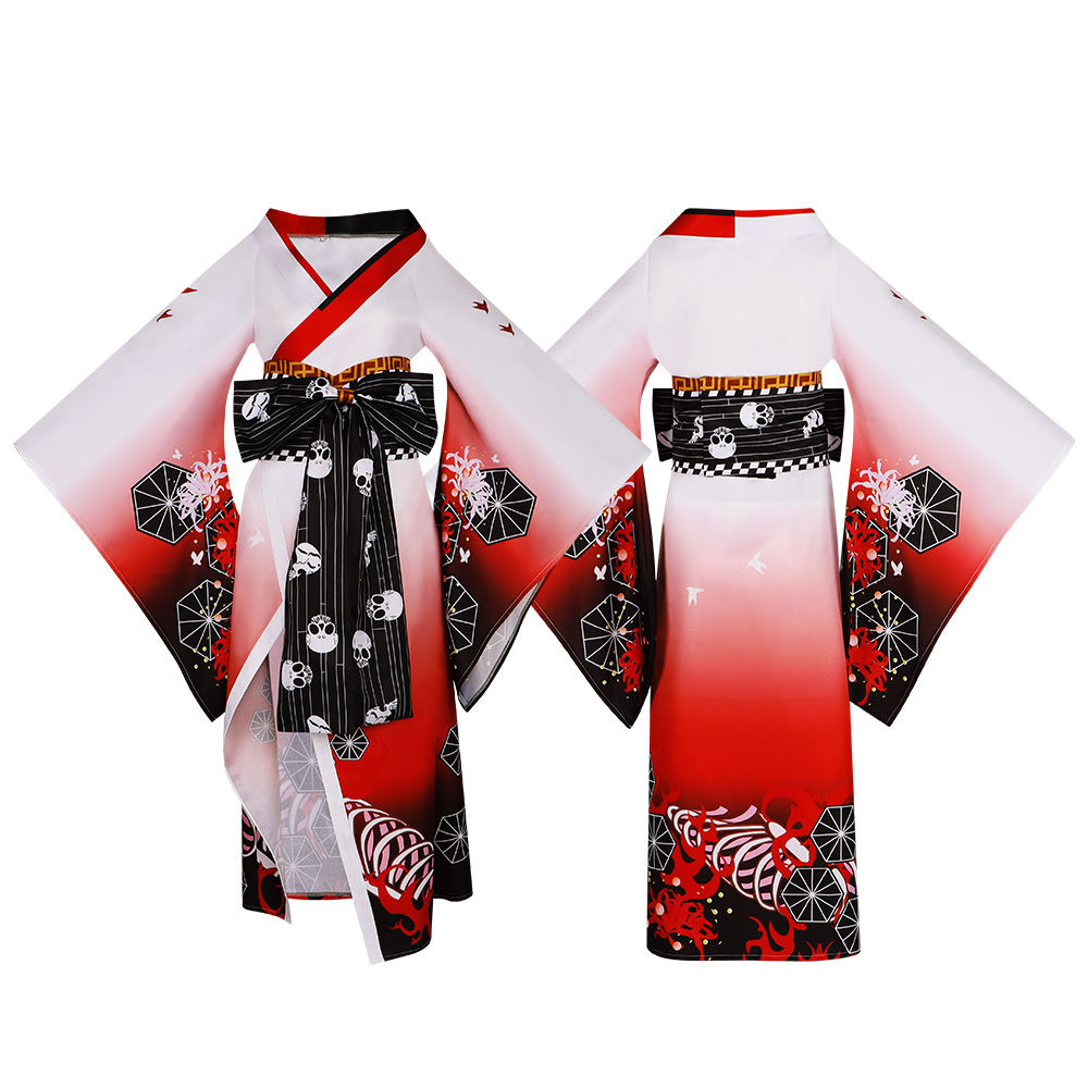 Anime Cosplay Chainsaw Man - Kostium Cosplay Chainsaw Man Hyakkiyakou Kimono