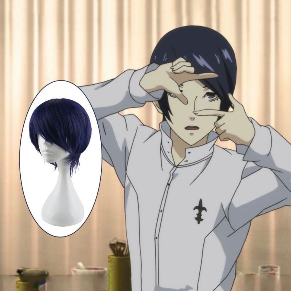 Anime Cosplay Easy - Peruka Cosplay Persona 5 Fox Yusuke