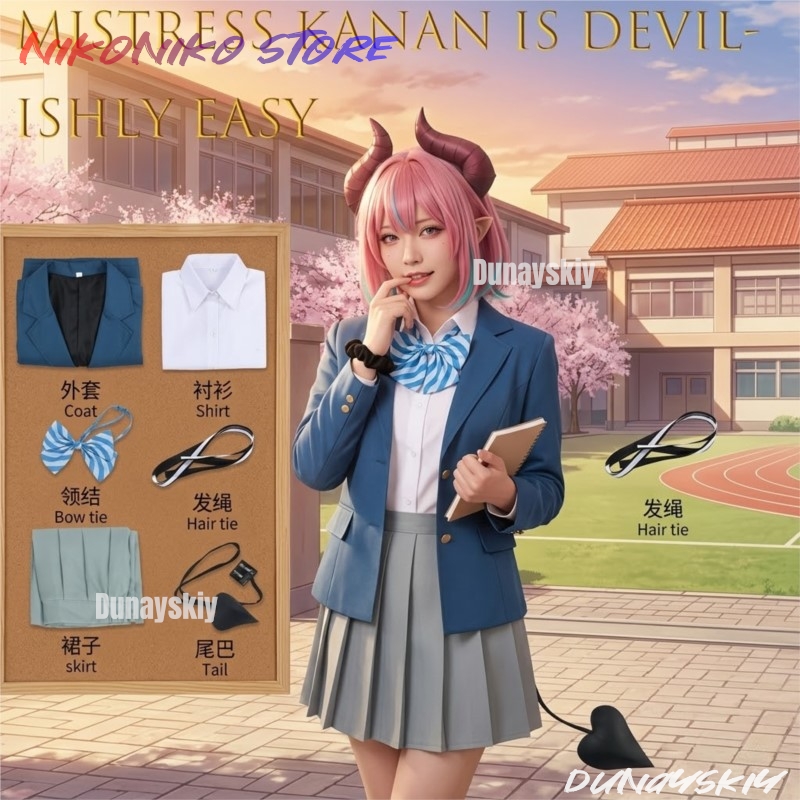 Easy Female Anime Cosplay - Strój Cosplay Mistress Kanan - Diabelsko