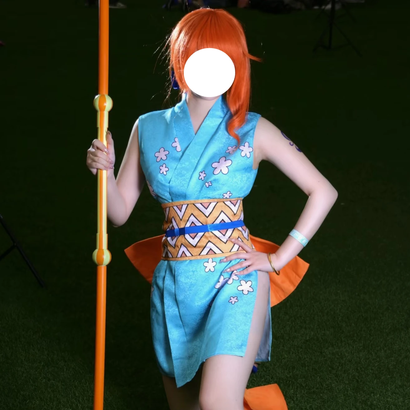 Anime Cosplay One Piece - Kostiumy Cosplay Nami, Peruka, Strój Tematyczny