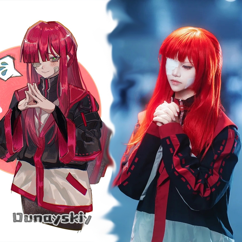 Kostium Cosplay Limbus Company – Anime Cosplay With Red Hair recenzja i cena