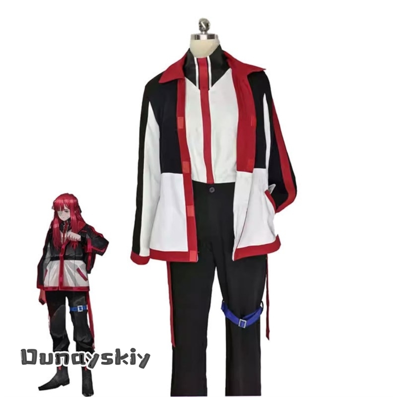 Kostium Cosplay Limbus Company – Anime Cosplay With Red Hair recenzja i cena