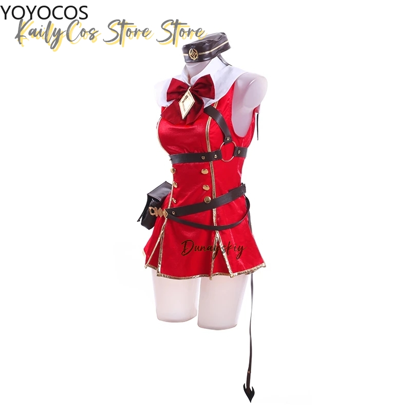 Peruka, kapelusz, uszy, ogon,  – Anime Cosplay With Red Hair recenzja i cena