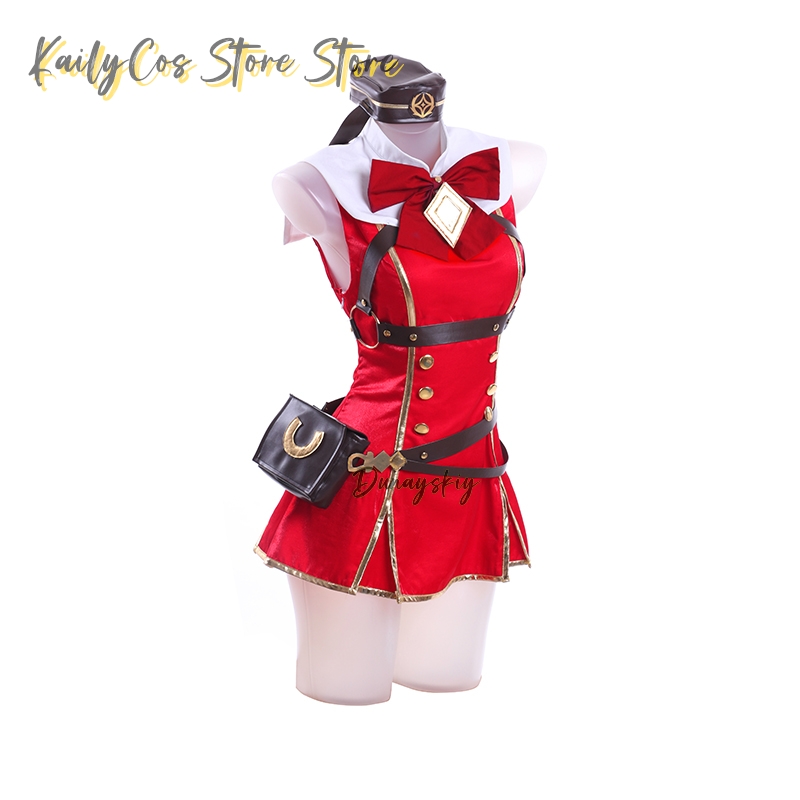 Peruka, kapelusz, uszy, ogon,  – Anime Cosplay With Red Hair recenzja i cena