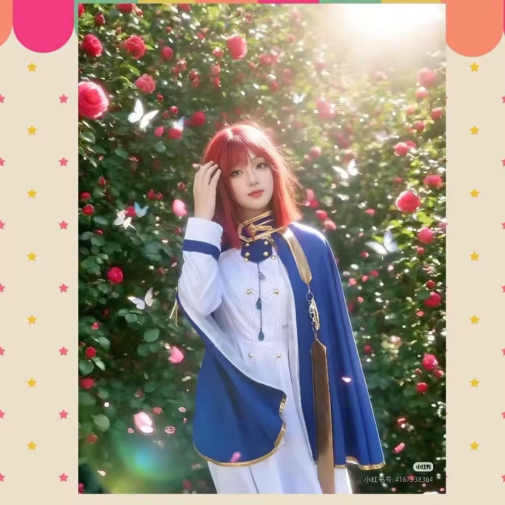 Kostiumy Shirayuki Cosplay Ani – Anime Cosplay With Red Hair recenzja i cena