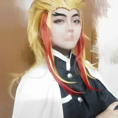 Peruka Rengoku Kyoujurou Kimet – Anime Cosplay With Red Hair recenzja i cena