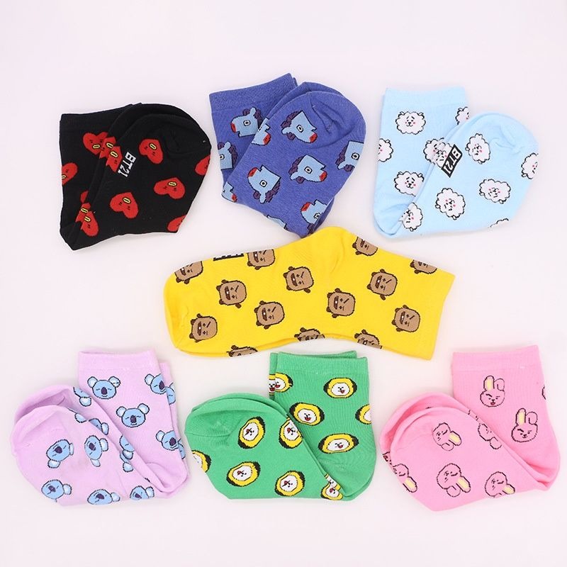 Urocze skarpetki BT21 z kreskó – Cosplay Korean Anime recenzja i cena