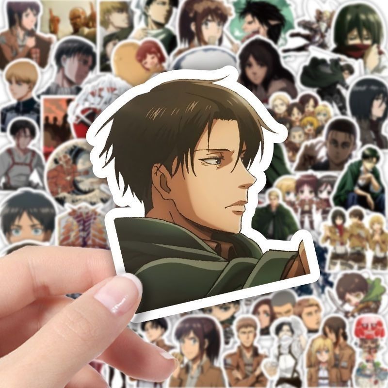 60 szt. Naklejek Anime Atak Ty – Anime Cosplay Roleplay recenzja i cena