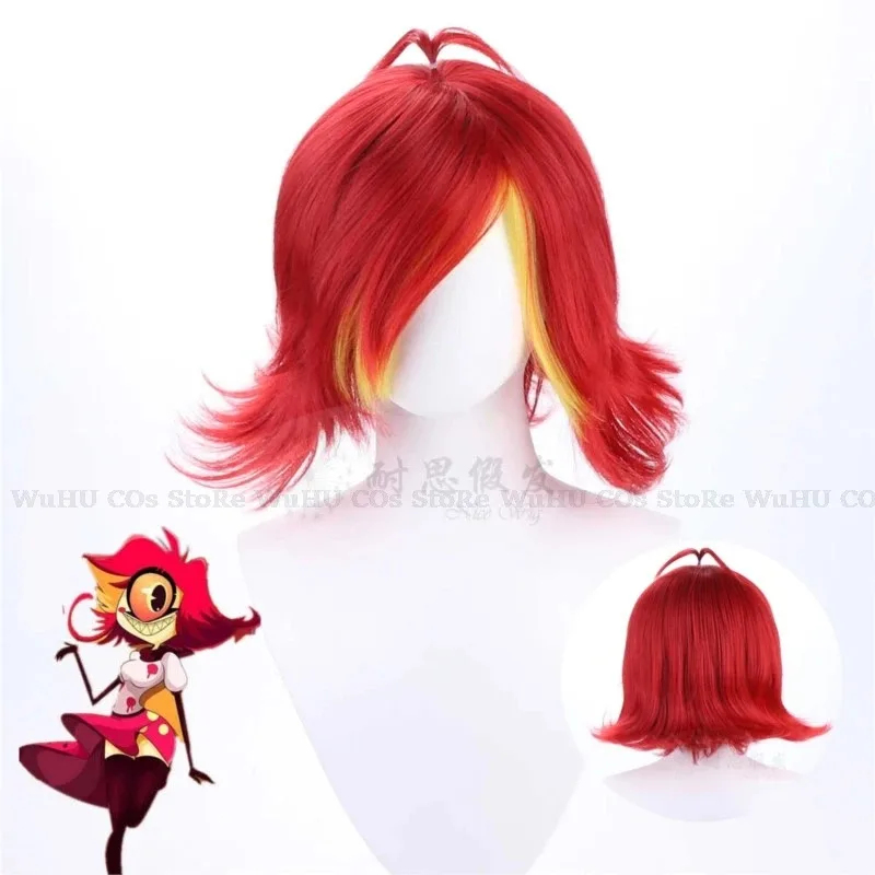 Peruka Cos Niffty Anime Hotel  – Anime Cosplay With Red Hair recenzja i cena